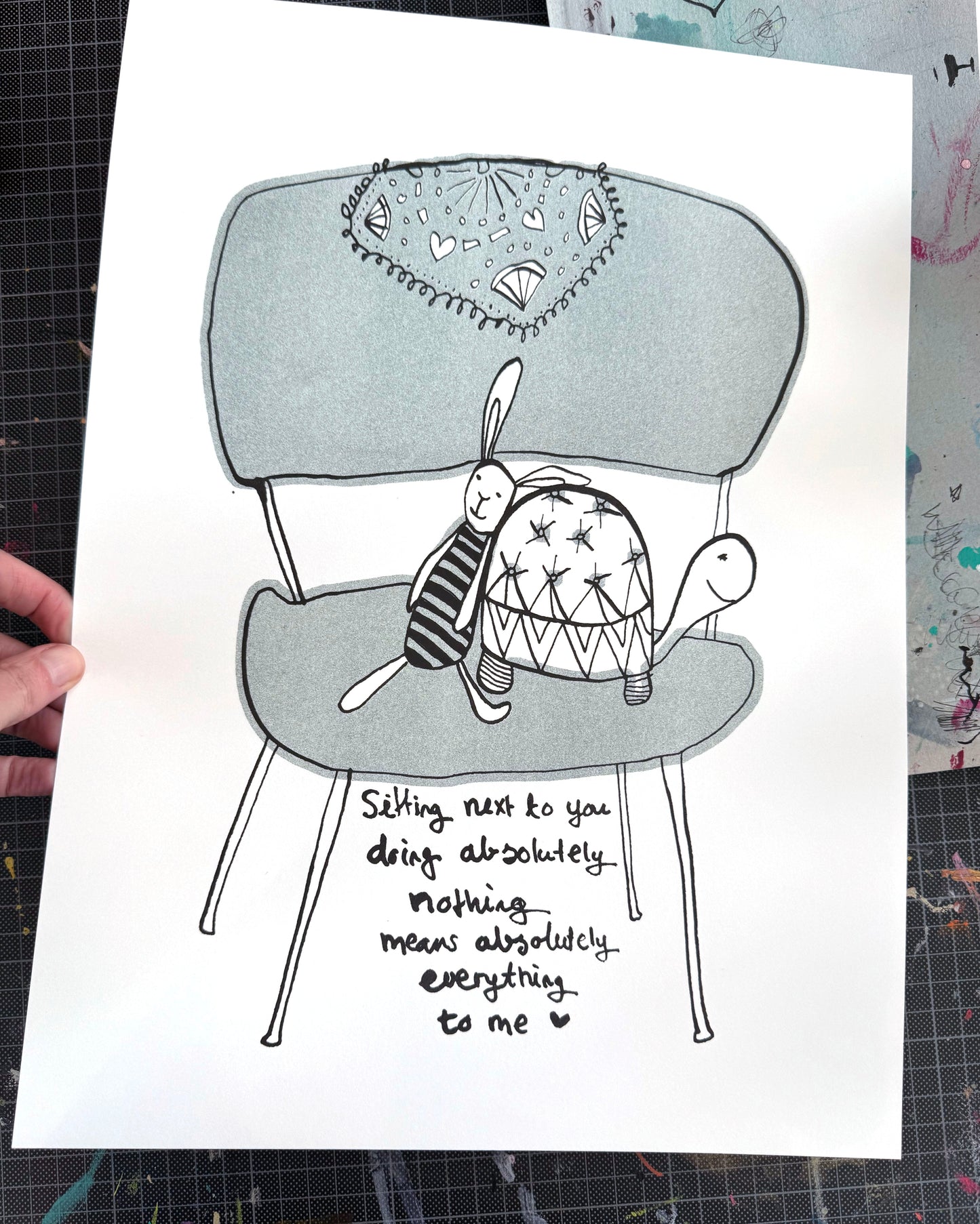 sitting next to you