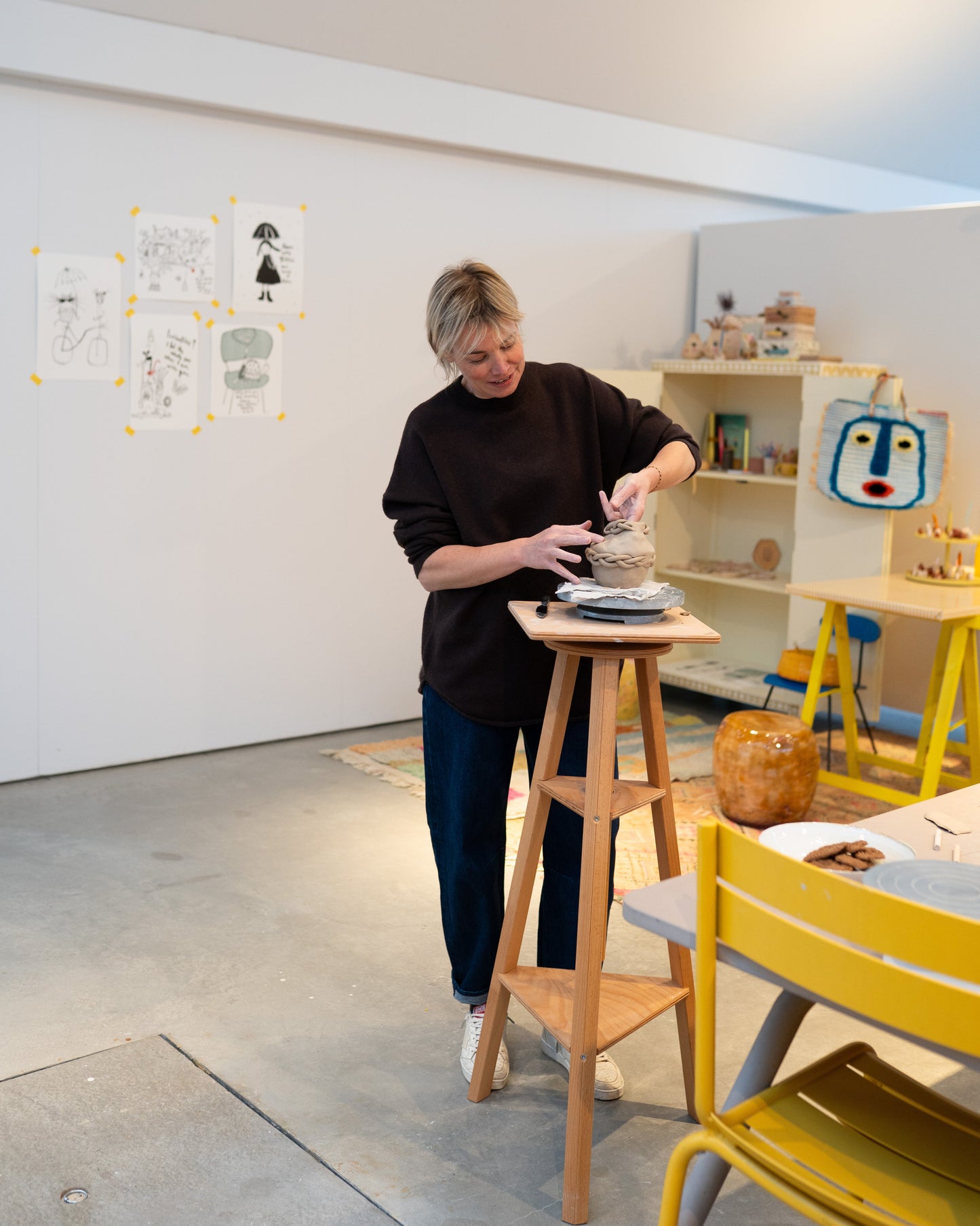 Prive Kleiworkshop (2- 4 personen) Creatieve ochtend in mijn studio