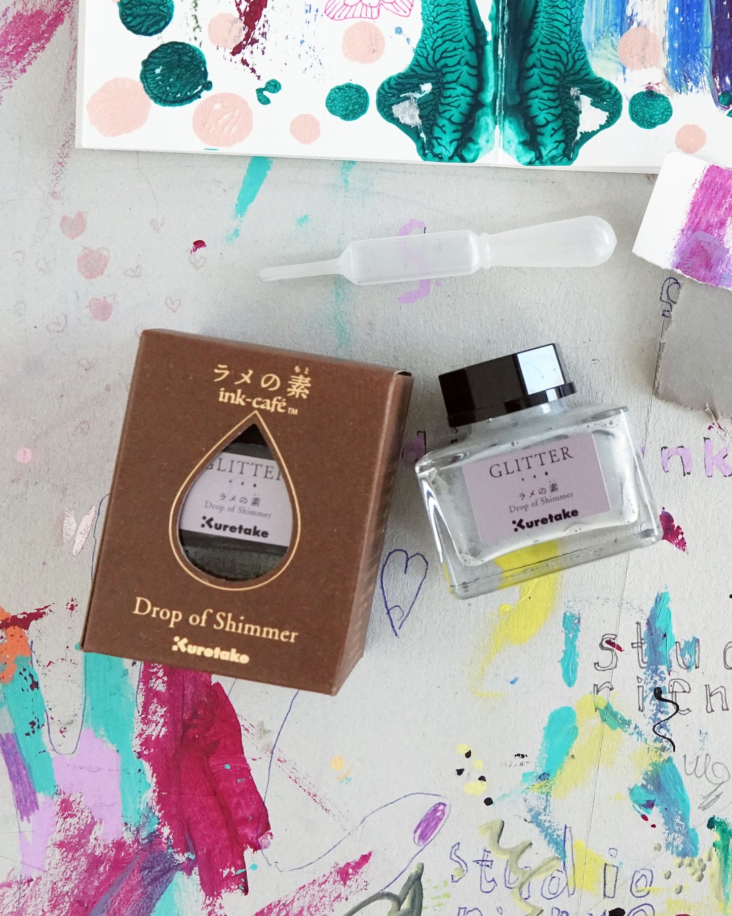 kuretake drop of shimmer - glitter