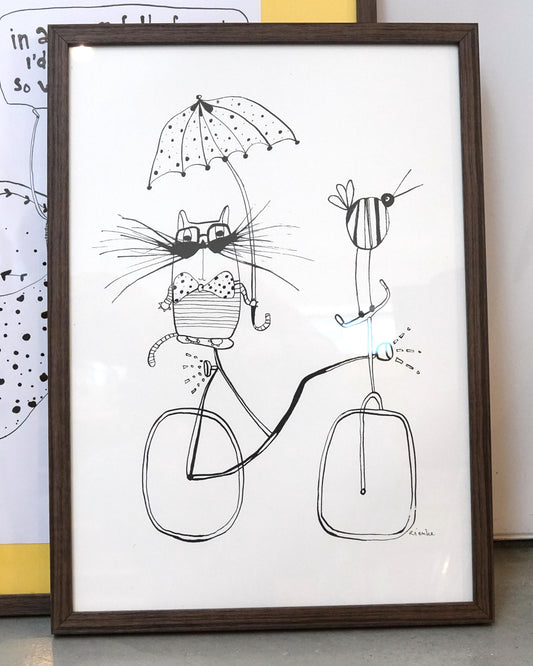 een stukje fietsen + lijst