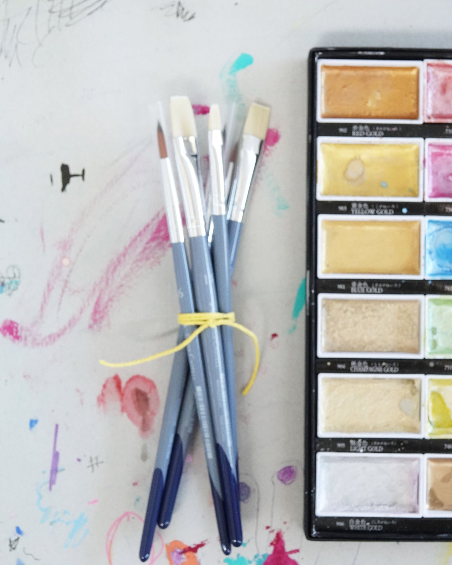 faber-castell penselenset - 5 delig