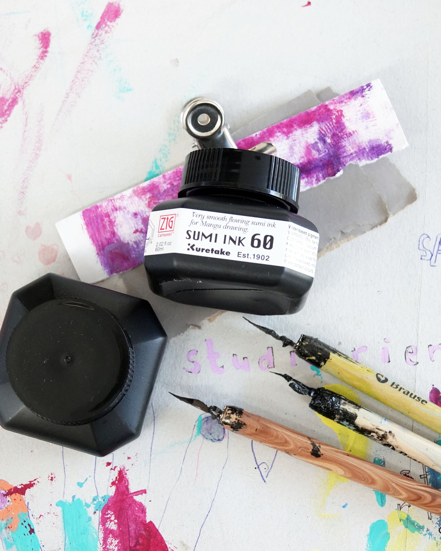 kuretake sumi ink 60