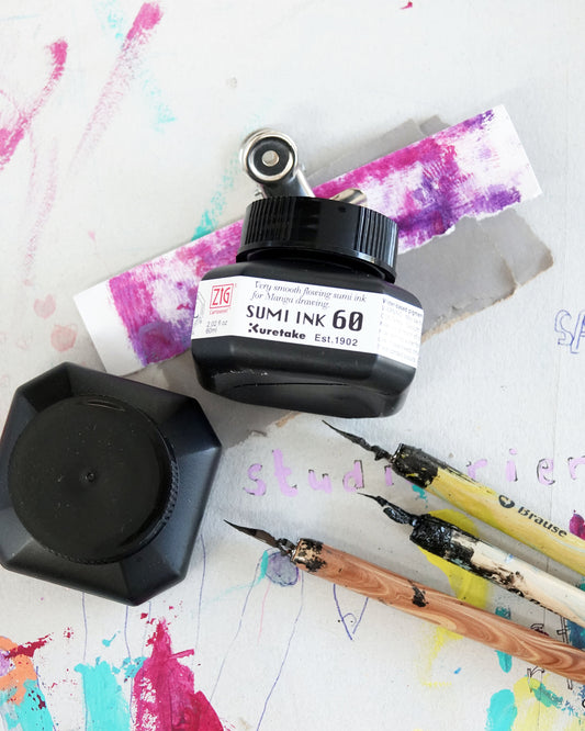 kuretake sumi ink 60